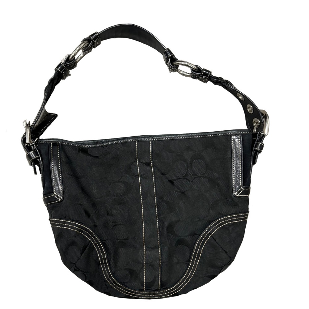 Coach monogram hobo shoulder bag